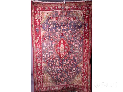 Matta -Mönstrad, röd. 130x195 cm