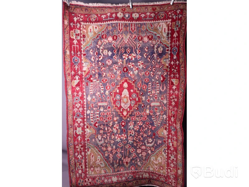 Matta -Mönstrad, röd. 130x195 cm