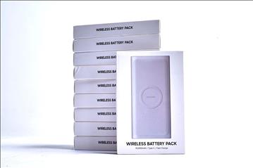 Trådlös powerbank SAMSUNG, 10 st - Wireless Battery Pack EB-U1200CSEGWW, OBS! Referensbilder