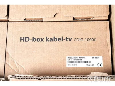 Parti med digitala TV-boxar, 10 st. HD Box Kabel TV CDIG-1000C.
