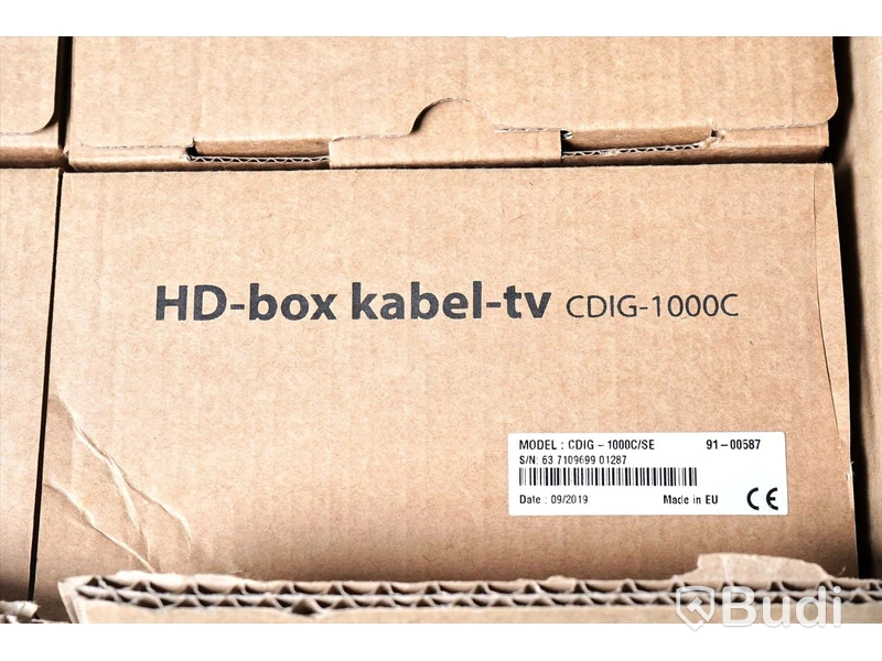 Parti med digitala TV-boxar, 10 st. HD Box Kabel TV CDIG-1000C.