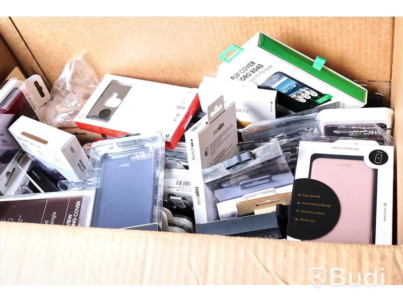 Parti med diverse mobilskal, Samsung S9+, iPhone X/Xs, iPhone 12 mini, iPhone 12, Galaxy A8 etc.