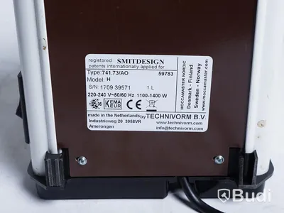 Kaffebryggare Moccamaster Technivorm Model H, OBS! strömkabel skadad, se bilder.