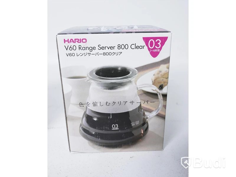 2st Kaffekannor -  Hario V60 Glass Range Server 800 Clear