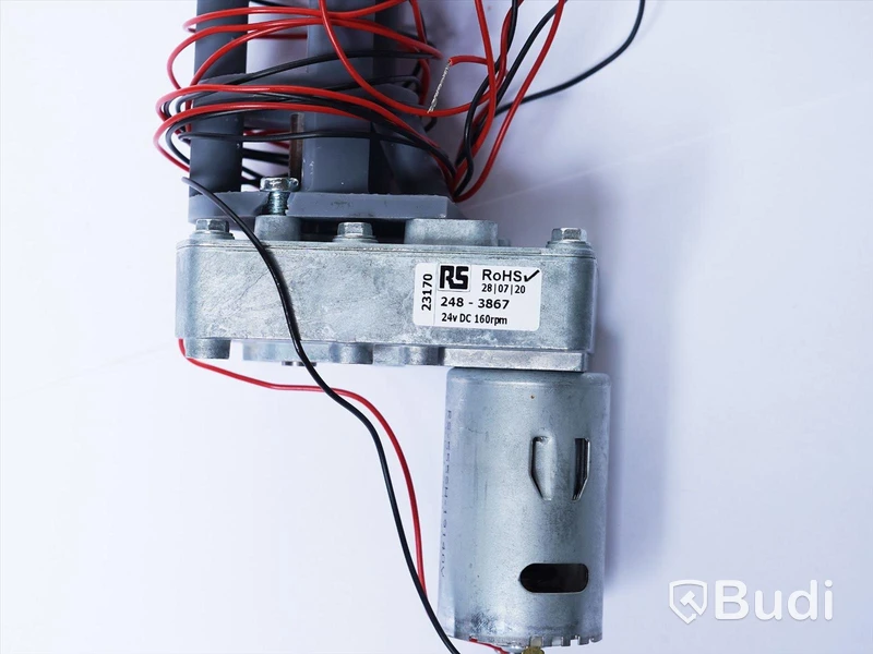 1 st. DC-motor 24VDC - Mellor Electric, se bilder. Ord. pris ink. moms: ca 1200 kr. Ny.