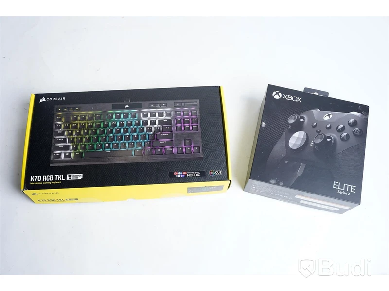 Tangentbord och xbox-kontroll