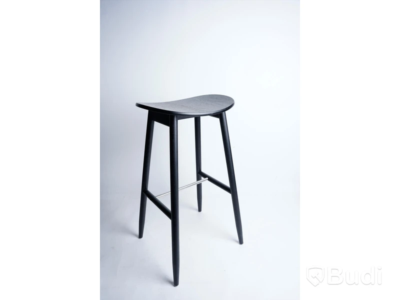 Barstol - Chris Martin, Icha Bar Stool, Svartbetsad ek, 75 cm Nypris inkl moms: 5195 kr