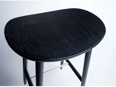 Barstol - Chris Martin, Icha Bar Stool, Svartbetsad ek, 75 cm Nypris inkl moms: 5195 kr