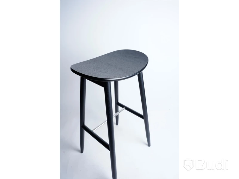 Barstol - Chris Martin, Icha Bar Stool, Svartbetsad ek, 75 cm Nypris inkl moms: 5195 kr