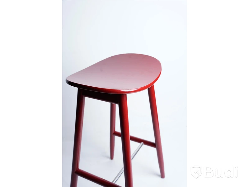 Barstol - Chris Martin, Icha Bar Stool, Rödlackerad bok, 65 cm, Nypris inkl moms: 4395 kr