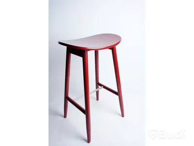 Barstol - Chris Martin, Icha Bar Stool, Rödlackerad bok, 65 cm, Nypris inkl moms: 4395 kr