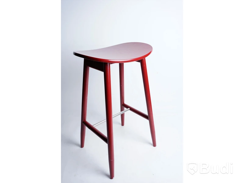 Barstol - Chris Martin, Icha Bar Stool, Rödlackerad bok, 65 cm, Nypris inkl moms: 4395 kr