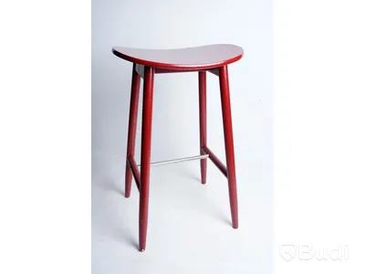 Barstol - Chris Martin, Icha Bar Stool, Rödlackerad bok, 65 cm, Nypris inkl moms: 4395 kr