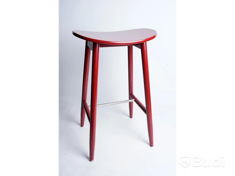 Barstol - Chris Martin, Icha Bar Stool, Rödlackerad bok, 65 cm, Nypris inkl moms: 4395 kr