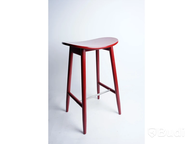 Barstol - Chris Martin, Icha Bar Stool, Rödlackerad bok, 65 cm, Nypris inkl moms: 4395 kr
