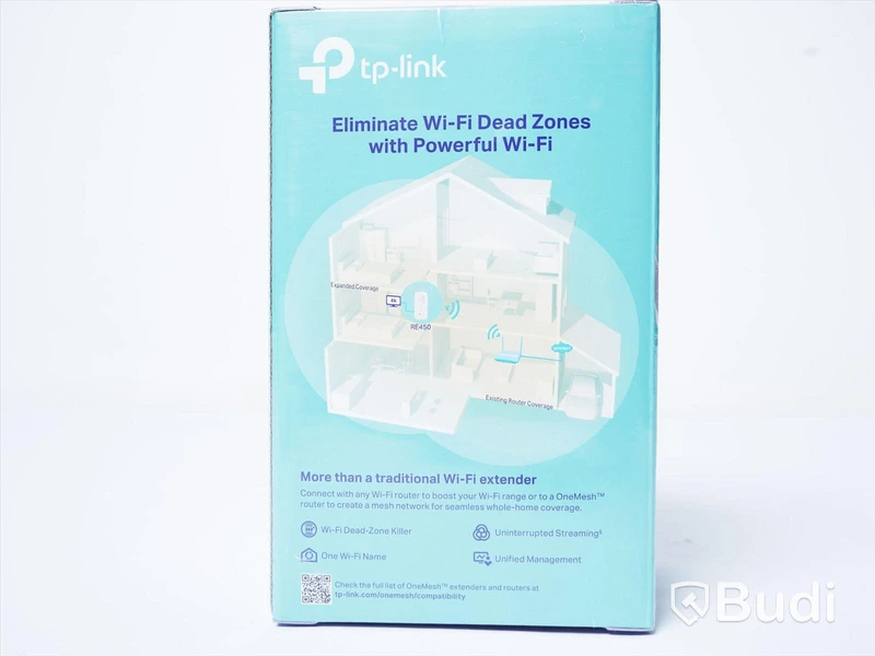 Nätverksförlängare - TP Link Mesh AC1750 Wifi Extender. Ny, Obruten förpackning.