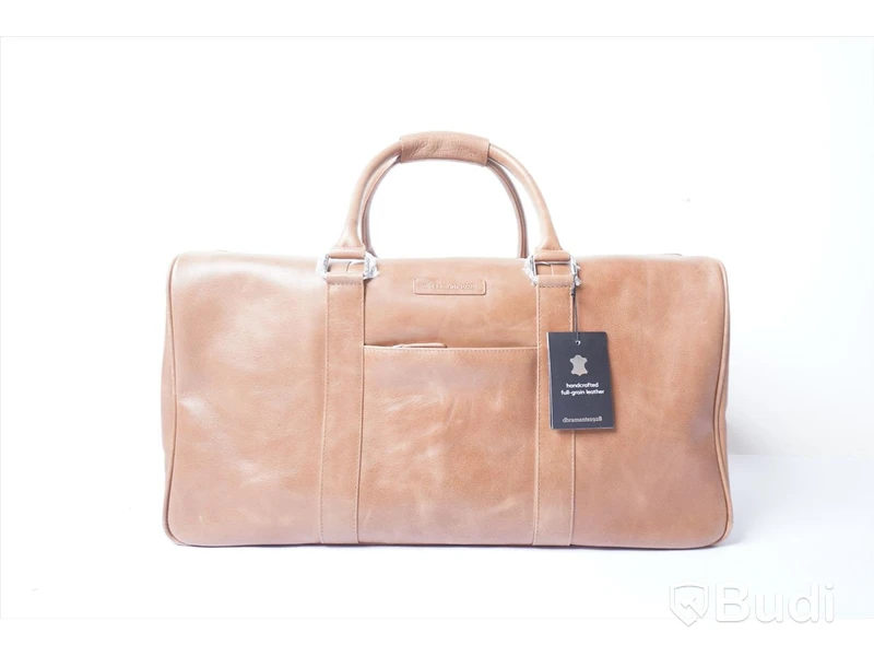 Weekender bag Aalborg Tan dbamante1298, skinn, Ord pris: 3250 sek, OBS! trasig dragkedja, se bild.