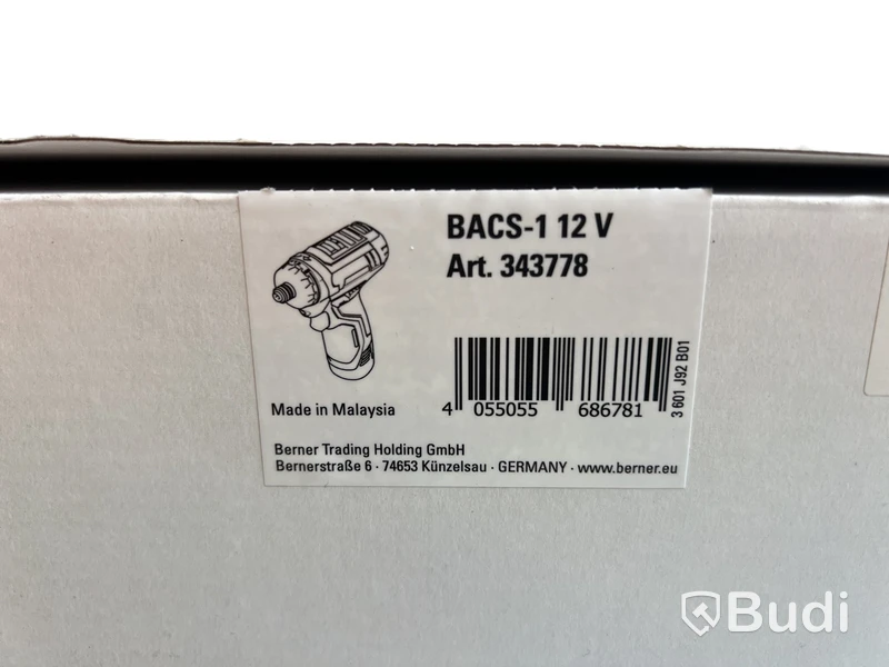 Skruvdragare BACS-1 12 V