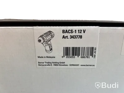 Skruvdragare BACS-1 12 V