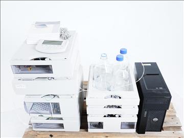Laboratorieutrustning till kromatografi och dator inkl. mjukvara