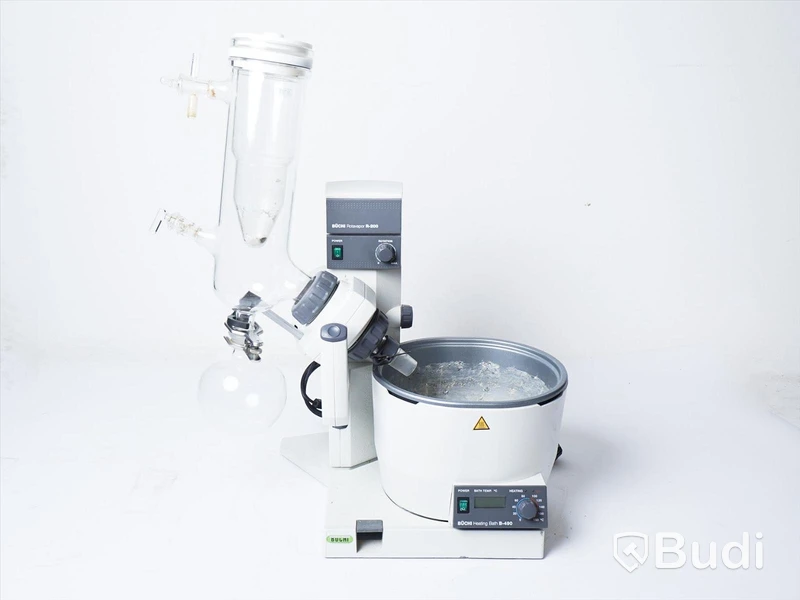 Rotationsindustare inkl. vattenvärmebad, Buchi Rotavapor R-200 och Heating Bath B-490