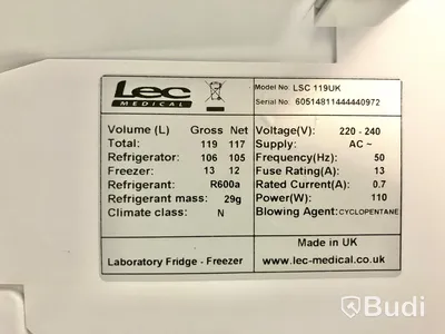 Frys, låsbar, LEC LSC119UK