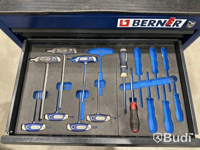 Arbetsvagn inkl. diverse verktyg, Berner