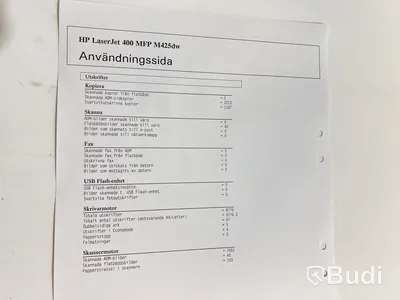 Skrivare/skanner/kopiator HP Laserjet Pro 400 MFP M425dw, Svartvit