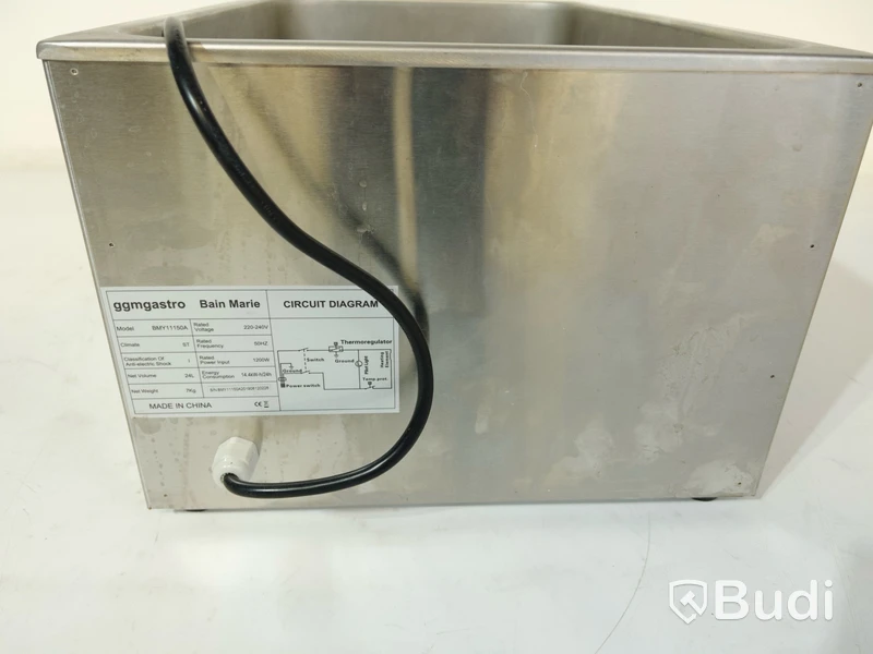 Vattenbad ggmgastro, Bain Marie BMY11150A