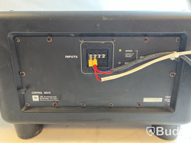 2 st. Högtalare JBL Control SB210.