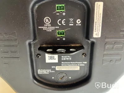 2 st. Högtalare JBL C67P/T.
