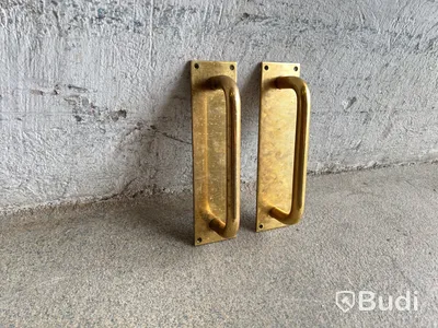 2 st. Beslag i mässing, Bäne Beslag, design Jonas Bohlin