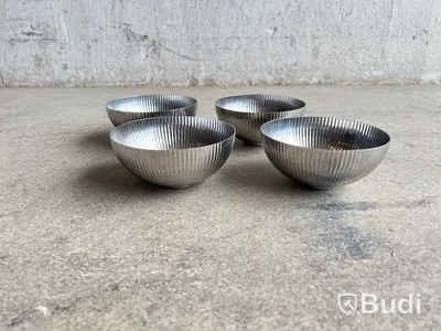 4 st. skålar Georg Jensen Bernadotte, 13 cm