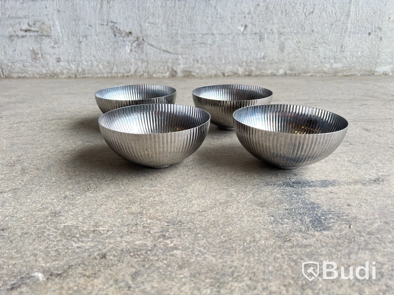 4 st. skålar Georg Jensen Bernadotte, 13 cm