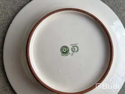 4 st. tallrikar Fratteli Coli Classic Spruzzi, 18 cm, grön