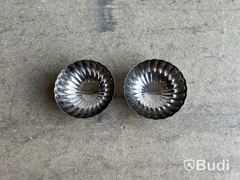 2 st. skålar Georg Jensen Bernadotte, 17,5 cm