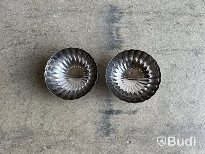 2 st. skålar Georg Jensen Bernadotte, 17,5 cm