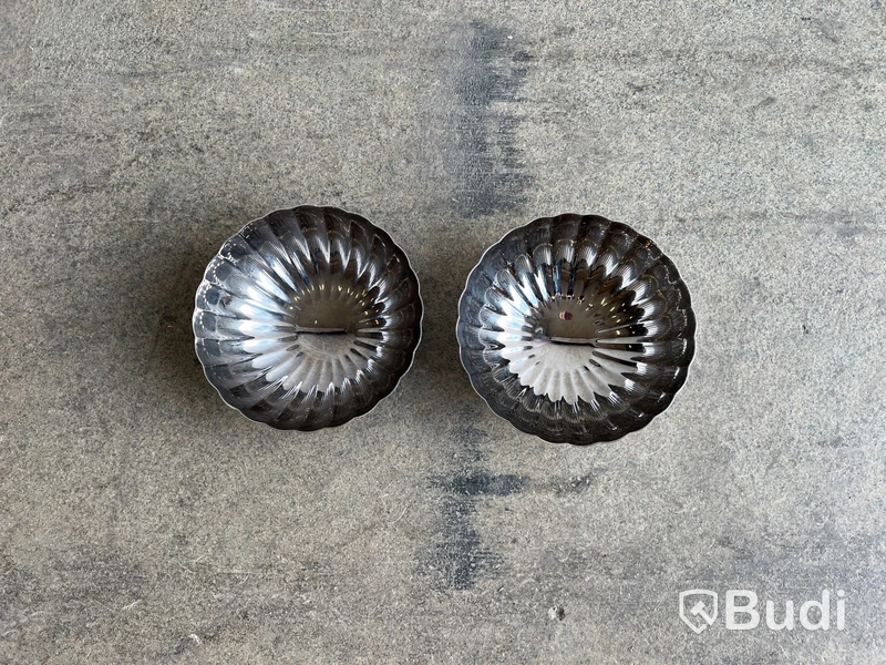 2 st. skålar Georg Jensen Bernadotte, 17,5 cm