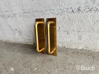 2 st. Beslag i mässing, Bäne Beslag, design Jonas Bohlin