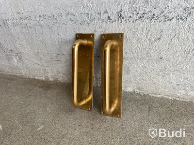 2 st. Beslag i mässing, Bäne Beslag, design Jonas Bohlin