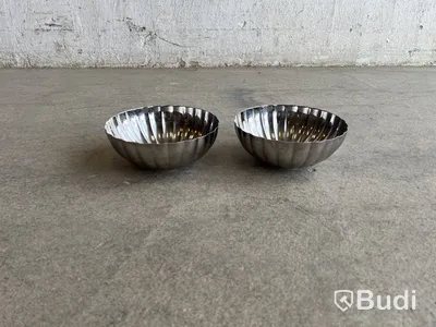 2 st. skålar Georg Jensen Bernadotte, 17,5 cm
