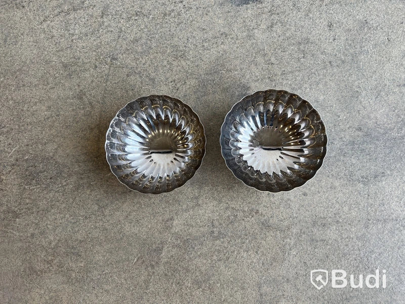 2 st. skålar Georg Jensen Bernadotte, 17,5 cm