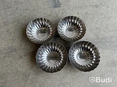 4 st. skålar Georg Jensen Bernadotte, 17,5 cm