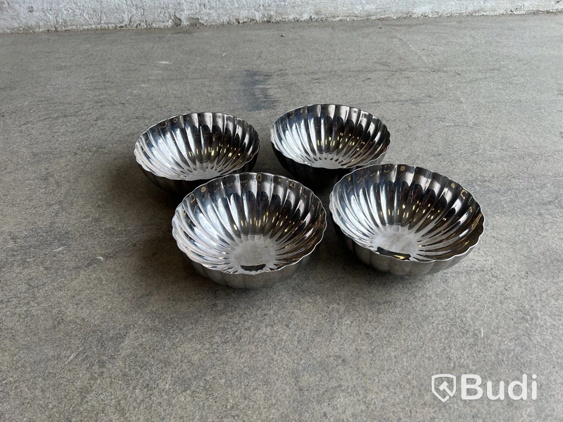 4 st. skålar Georg Jensen Bernadotte, 17,5 cm