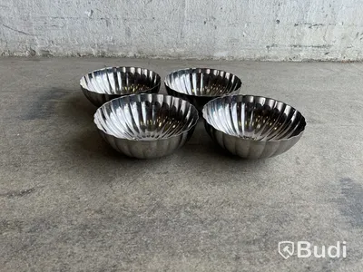4 st. skålar Georg Jensen Bernadotte, 17,5 cm