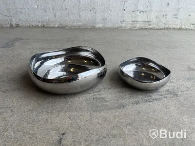 2 st. skålar Georg Jensen Cobra, 16 cm och 24 cm