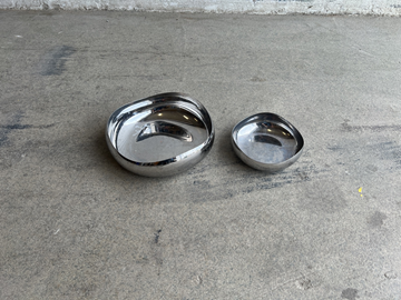 2 st. skålar Georg Jensen Cobra, 16 cm och 24 cm