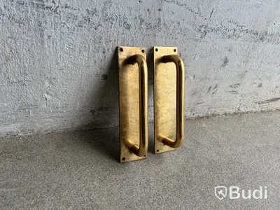 2 st. Beslag i mässing, Bäne Beslag, design Jonas Bohlin