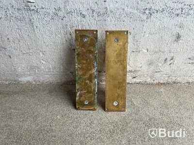 2 st. Beslag i mässing, Bäne Beslag, design Jonas Bohlin