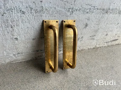 2 st. Beslag i mässing, Bäne Beslag, design Jonas Bohlin